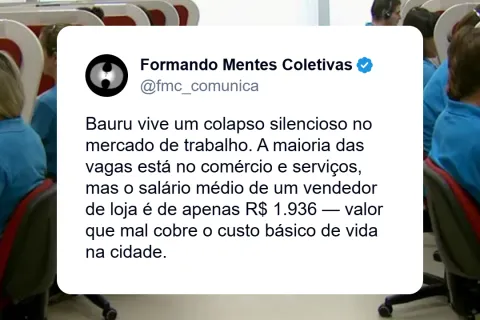 O Descompasso entre o Emprego e o Custo de Vida em Bauru