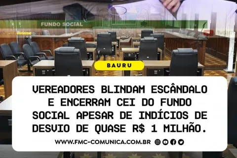 CEI encerra investigação do Fundo Social mesmo diante de indícios de desvio de quase R$ 1 milhão — incluindo 400 celulares desaparecidos