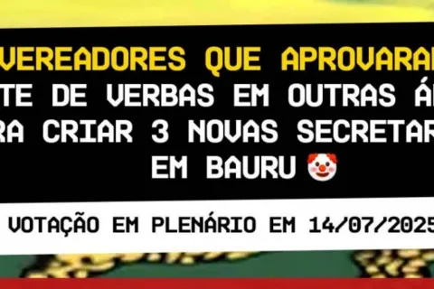 Reforma em Bauru: entenda como a criação de novas secretarias é um jogo de poder que o povo paga para assistir
