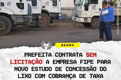 Contrato Milionário e Sem Licitação: Gestão Suéllen Rosim Insiste em Privatizar Lixo e Ignora Fracasso Anterior de R$ 4 Milhões