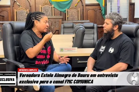 Abriu o jogo! Veja o que a Vereadora Estela Almagro de Bauru  disse em entrevista exclusiva para FMC COMUNICA em 07/01/2026